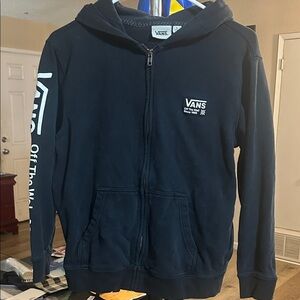 Vans Black Zip-Up Hoodie